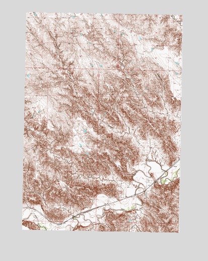 Teton, SD USGS Topographic Map