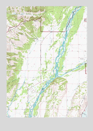 Teton Village, WY USGS Topographic Map