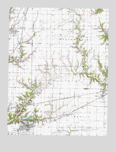 Teutopolis, IL USGS Topographic Map