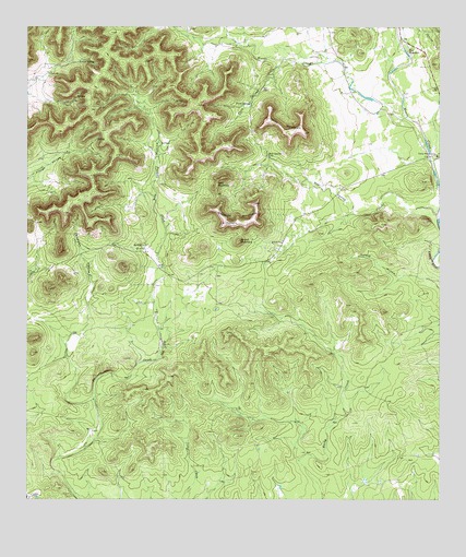 Texas Mountain, TX USGS Topographic Map
