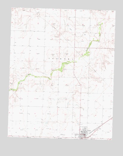 Texhoma North, OK USGS Topographic Map