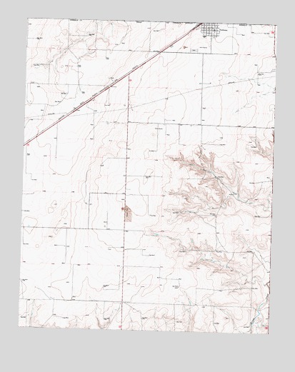 Texhoma South, TX USGS Topographic Map