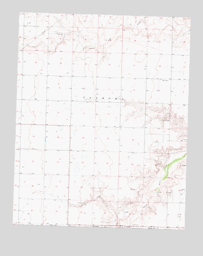 Texhoma SW, OK USGS Topographic Map