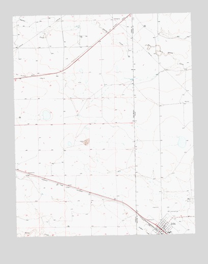 Texline North, TX USGS Topographic Map