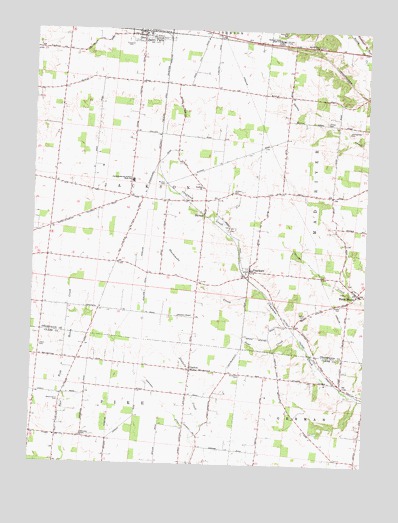 Thackery, OH USGS Topographic Map