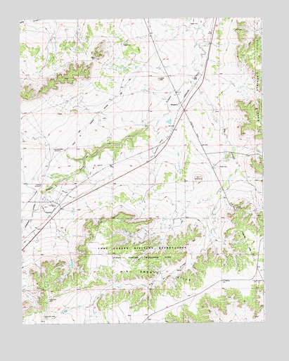 Thatcher, CO USGS Topographic Map