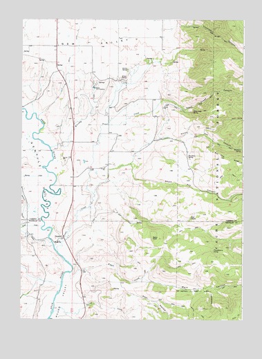Thatcher, ID USGS Topographic Map
