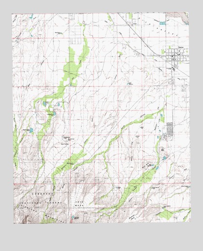 Thatcher, AZ USGS Topographic Map