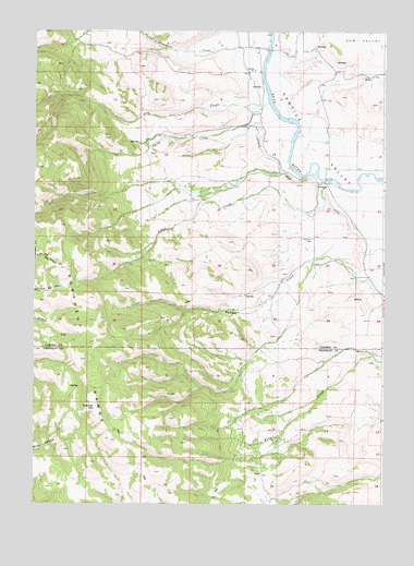 Thatcher Hill, ID USGS Topographic Map