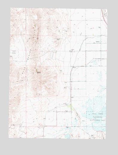 Thatcher Mountain, UT USGS Topographic Map