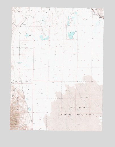 Thatcher Mountain SW, UT USGS Topographic Map