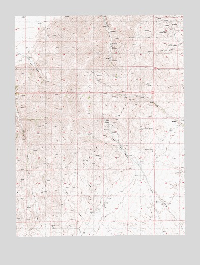 Thatcher Spring, NV USGS Topographic Map