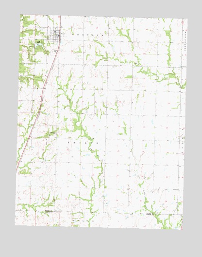 Thayer, KS USGS Topographic Map