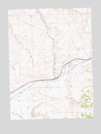 Thayer Junction, WY USGS Topographic Map