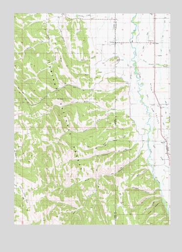 Thayne West, WY USGS Topographic Map