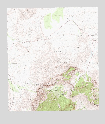 The Basin, TX USGS Topographic Map