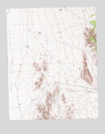 The Bluffs, NV USGS Topographic Map
