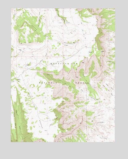 The Cap, UT USGS Topographic Map
