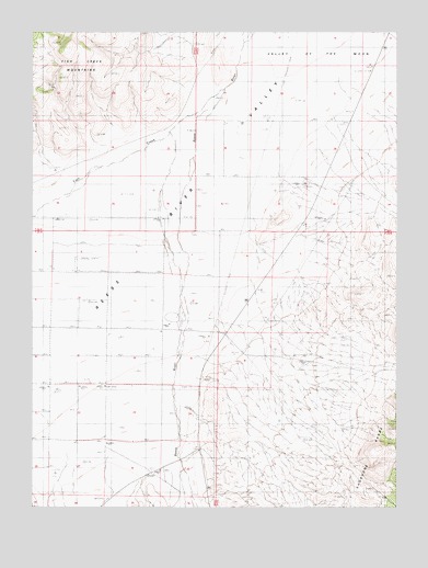 The Cedars SW, NV USGS Topographic Map