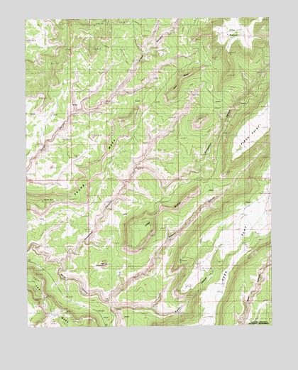 The Cheesebox, UT USGS Topographic Map
