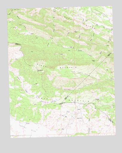 The Dark Hole, CA USGS Topographic Map