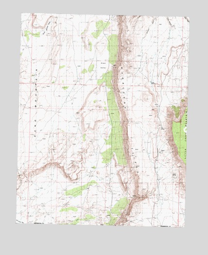 The Divide, UT USGS Topographic Map