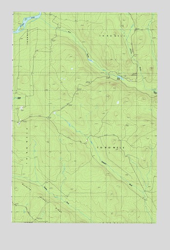Blue Brook, ME USGS Topographic Map