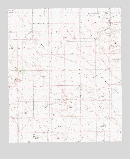 The Divide, NM USGS Topographic Map