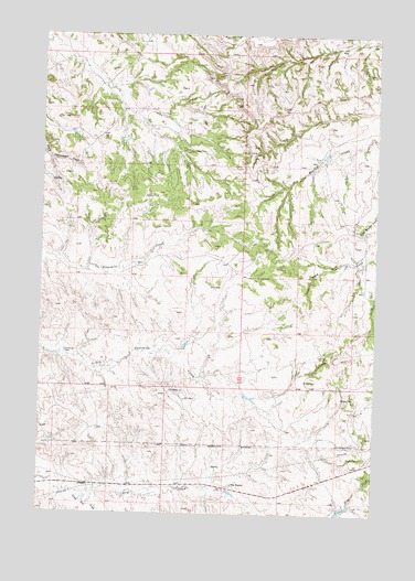 The Dugout, MT USGS Topographic Map