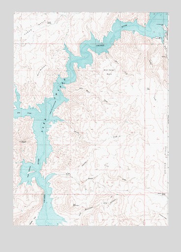 The Elbow, OR USGS Topographic Map