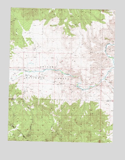 The Elbow, NV USGS Topographic Map