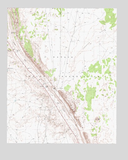 The Gap, AZ USGS Topographic Map