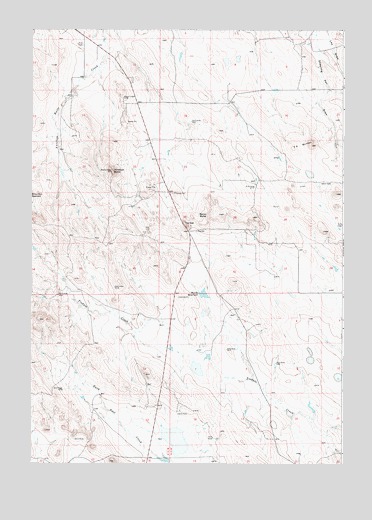 The Gap, WY USGS Topographic Map