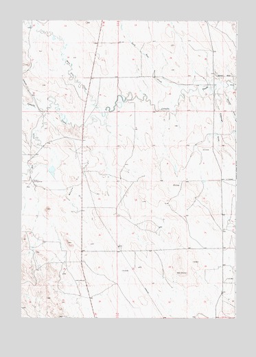 The Gap SW, WY USGS Topographic Map