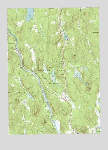 The Glen, NY USGS Topographic Map
