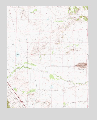The Hogback, CO USGS Topographic Map