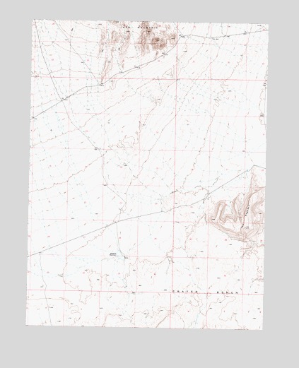 The Hogback, UT USGS Topographic Map