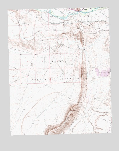 The Hogback North, NM USGS Topographic Map
