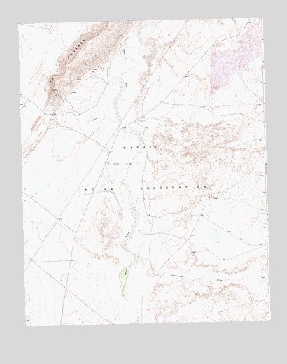 The Hogback South, NM USGS Topographic Map