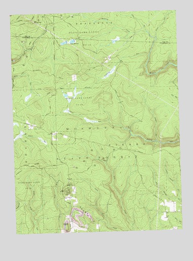 The Knobs, PA USGS Topographic Map