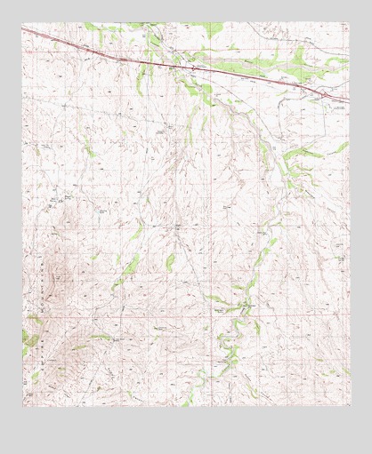 The Narrows, AZ USGS Topographic Map