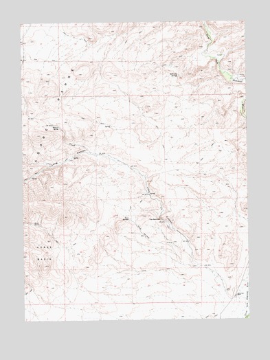 The Narrows, NV USGS Topographic Map