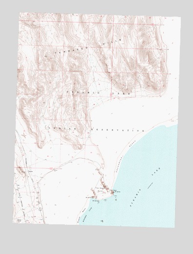 The Needle Rocks, NV USGS Topographic Map