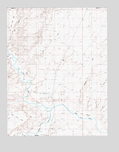 The Notch, UT USGS Topographic Map