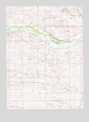 The Palisades, WY USGS Topographic Map