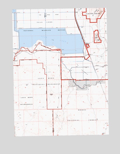 The Panhandle, CA USGS Topographic Map