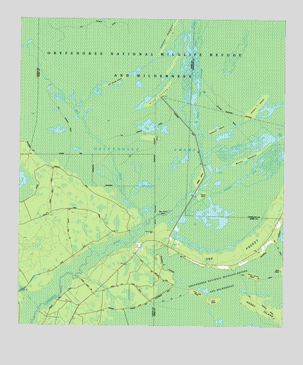 The Pocket, GA USGS Topographic Map