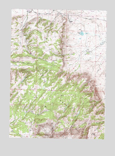 The Q Ranch, WY USGS Topographic Map