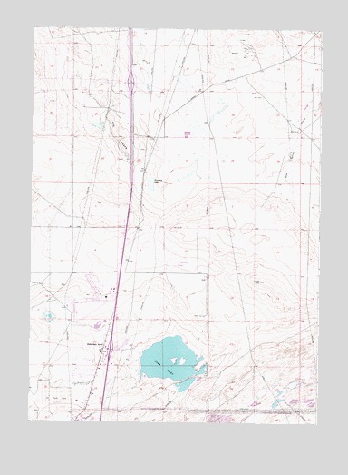 The Reefs, WY USGS Topographic Map