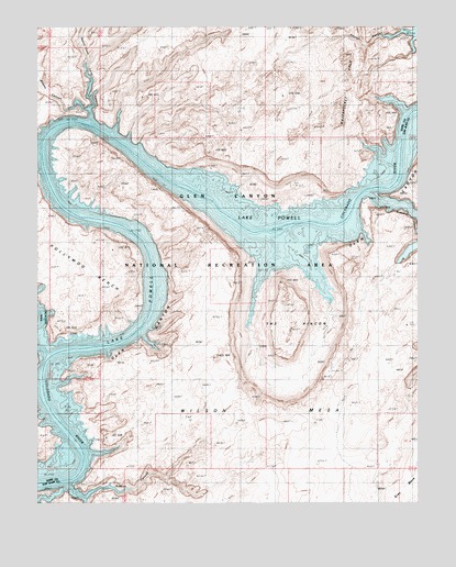 The Rincon, UT USGS Topographic Map